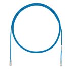 PANDUIT UTP28X1MBU Cat 6A 28AWG UTP Patch Cord- CM/LSZH- Blue- 1 meter