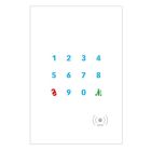 BLUMOTIX BX-F-R12VBHRF DOORY Vertical numeric keyboard cover with RFID r