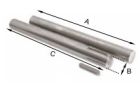 NICE NDA541 Kit with shafts Ø 40 mm (motor side with key + opposite side)