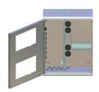 INIM FIRE PRCAB-R Additional cabinet complete with door - Color Red