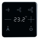 ELSNER 71322 KNX eTR 102 FC- jet black RAL 9005 Ambient temperature controller for Fan Coil A/C