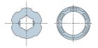 NICE 956.40.00 Eckermann 65x1 wheel + crown 