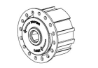 NICE 575.17060 White intermediate cap (female) for Acmeda S45 rollers 