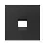 ZENNIO 830001208 ZS55 single RJ45 cover, black