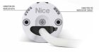 NICE E SMART SI 1012 DC Motore tubolare con finecorsa elettronico, dry contact, BusT4