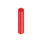 COOPER CSA FIRE AA-P25R RED ABS TUBE, 25MM DIAMETER, (3 M BARS - PRICE PER METER)