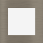 EKINEX EK-DQG-GBR Placca Deep (FF e 71 e 20Venti ) quadrata - METALLO (ALLUMINIO) nichel