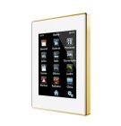 ZENNIO ZVI-Z41PRO-WG Touch Z41 Pro, gold frame, white