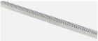 DOMOTIME CA222202 Cremagliera in ferro zincato con misure 22x22x1998mm