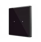 ZENNIO ZVI-SQTMD2-A ZVI-SQTMD2-A Square TMD Capacitive push button Square Touch-MyDesign with temperature probe, 2 buttons, black 