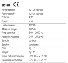 TECNOCONTROL SI312B Sirena antideflagrante certificata ATEX - 32 toni - 106 Db - 12/24 Vac/Vcc