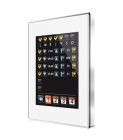 ZENNIO ZVI-Z41LIT-W Touch Z41 Lite, cornice alluminio bianco