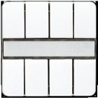 JUNG CD2094NABSWW Sensore a tasti 4 canali Universal per accoppiatore bus KNX 2070U- bianco alpino