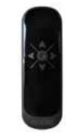 GIBIDI EWSETX1ENOX Radiocomando 1 Ch 433 Mhz Con Supporto Magnetico A Muro