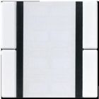 JUNG A2092NABSWW Sensori a tasti 2 canali Universal- per accoppiatore bus KNX 2070U- bianco alpino