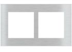 EKINEX EK-S2S-C_ Double plate in Metal HT (Chrome-Champagne-Black Metal-Copper) - 2 windows 60X60