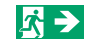 COOPER CSA LIGHTING O-S-LGD200 SIRIOS PICTOGRAM STICKER RIGHT INDICATION