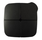 EELECTRON PB80C3CKNX - BL KNX HOMEPAD 8 CH- TS- Circular functions - NERO OPACO- CROCE NERA - COMPLETA