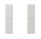 JUNG LS502TSALG Copritasti per sens. 2 canali F50- mod. LS990- grigio chiaro