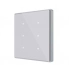 ZENNIO ZVI-SQTMD6-S ZVI-SQTMD6-S Square TMD Capacitive push button Square Touch-MyDesign with temperature probe, 6 buttons, silver