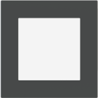 EKINEX EK-DQG-FGB Placca Deep (FF e 71 e 20Venti ) quadrata-FENIX NTM grigio bromo