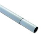 NICE WA24 Asta tubolare telescopica in alluminio verniciato bianco
