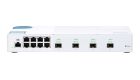 QNAP QSW-M408S Entry-level 10GbE Layer 2 Web Managed Switch for SMB network deployment