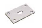 GIBIDI AJ00510 Fixing plate to be welded for TOP291