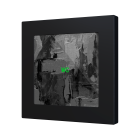 ZENNIO ZVIFR70X1C360 Flat RGB 70 X1. 70x70 glass capacitive button