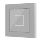 ZENNIO ZVI-F55X1-S ZVI-F55X1-S Flat 55 X1 Backlit capacitive touch switch (55 x 55 mm), 1 module, silver
