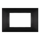 MAPAM 6004-02 Placca Tecnopolimero Gem 6004-02 4P Nero