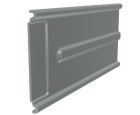 SOMMER 235300 Flat connection bracket without holes 80x (42) x8