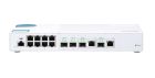 QNAP QSW-M408-2C Entry-level 10GbE Layer 2 Web Managed Switch for SMB network deployment