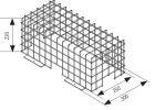 COOPER CSA LIGHTING BTSGRID BEAMLITE/BEAMTECH SMALL 1 AND 2 PROTECTION GRILLE (53x30x22mm)