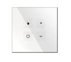 BLUMOTIX BX-Q04W-P KRISTAL Tastiera KNX icone vetro 80X80 Bianco