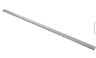 SOMMER YS11848-00002 Profilo di alluminio, lunghezza 2 m
