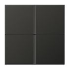 JUNG AL2404TSAAN Copritasti per modulo sensore 4 canali- mod. LS990- antracite