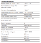 COOPER CSA ILLUMINAZIONE 40066079643 Batteria 12V 5,5Ah (A412/5,5)