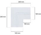 LEDCO COG105 ANGOLARE CARTONGESSO C/PR105 INCASSATO