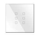 BLUMOTIX BX-Q06W KNX multifunction keyboard in square ABS 80X80mm