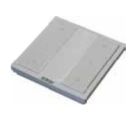 GIBIDI EWSETX2WALL Pulsantiera radio 2 ch - 433 MHz con supporto a muro (WALL 2)