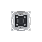 ZENNIO 8300007 5 V/3.5 A dual USB module (55 x 55 mm)
