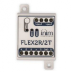 INIM Flex2R/2T Home automation expansion module 2 relays 230V, 5A and 2 terminals Native management of shutters, blinds and light points