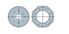 NICE 51601021 Round 102x(1.5 ÷ 2) wheel + crown