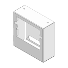 ELSNER 60156 WS1 Color wall housing, aluminum