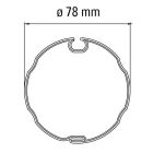 FAAC 132299 ADATTATORE TUBO OGIVA 78 -  INTERNO CORONA 58mm