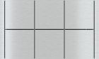 EKINEX EK-FLR-GBQ Cornice FF Flank rettangolare Metallo Alluminio