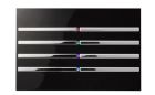 BLUMOTIX BX-RKB-CHROME QUBIK KNX multifunction keyboard in rectangular ABS