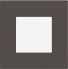 EKINEX EK-DQP-FCC Placca Deep (FF e 71 e 20Venti ) quadrata - FENIX NTM - cacao orinoco
