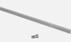 DOMOTIME CIN123001 Stainless steel rack 12x30x1005mm complete with accessories